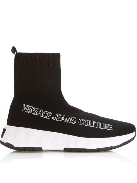 versace-jeans-couture-logo-sock-trainers--nbspblack