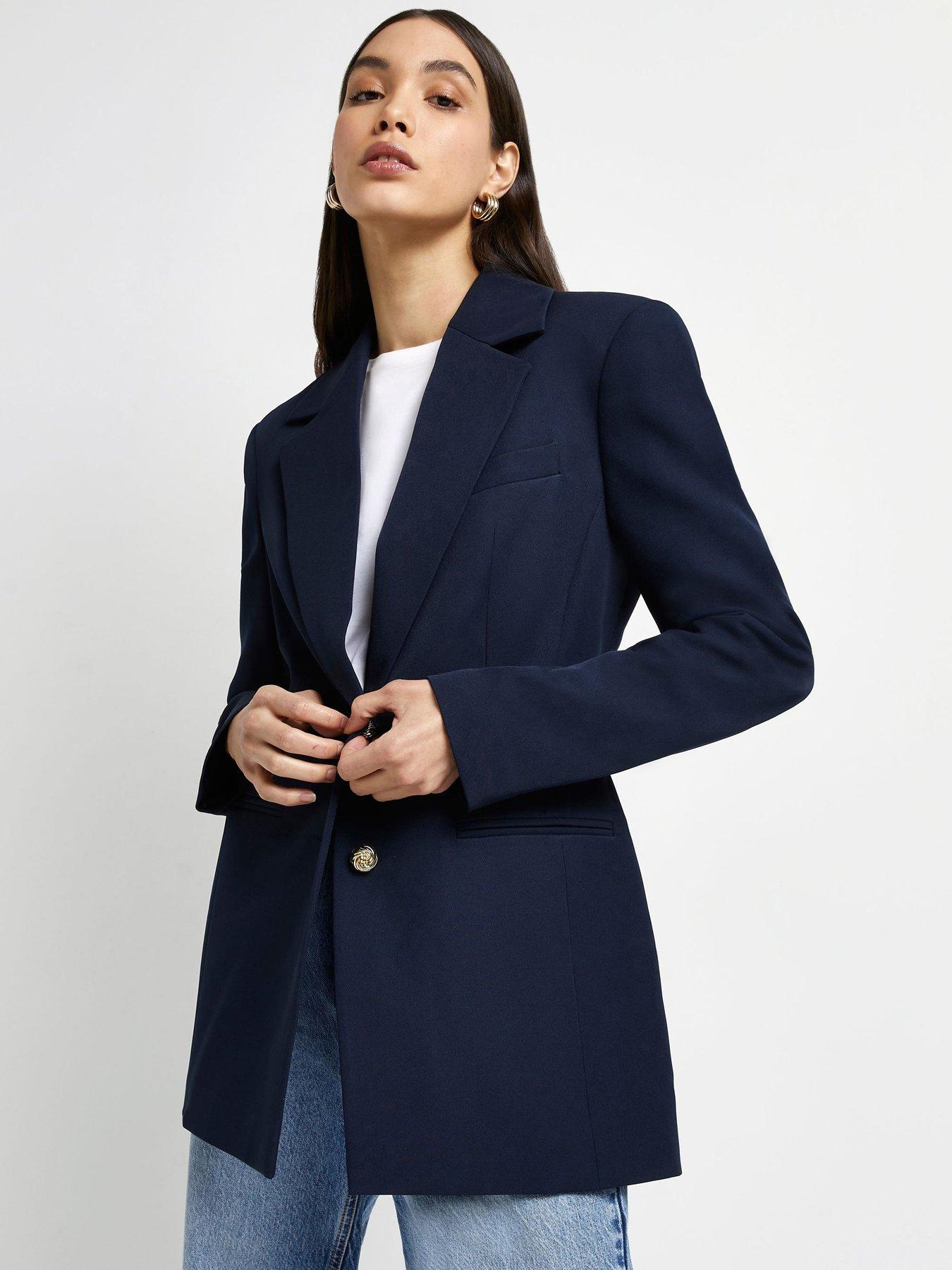 Women's Tailored Longline Blazer vlr.eng.br