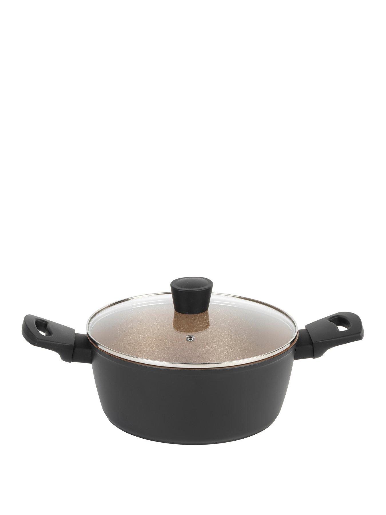 Product photograph of Russell Hobbs Opulence Collection Non-stick 24 Cm Stockpot from very.co.uk