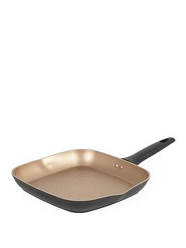 russell hobbs opulence collection non-stick 28 cm griddle pan