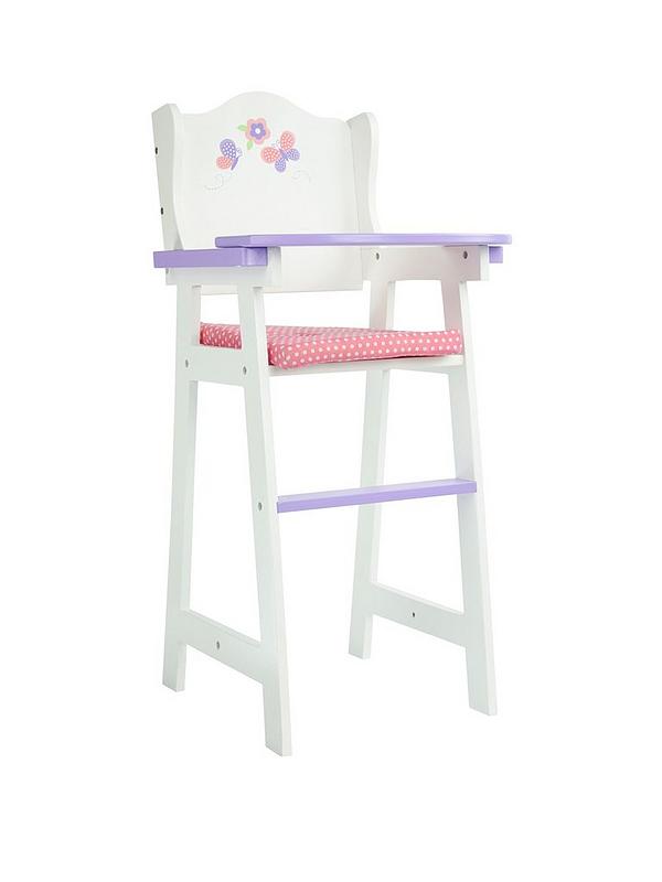Image 1 of 6 of Teamson Kids Olivia's Little World - Little Princess Baby Doll High Chair