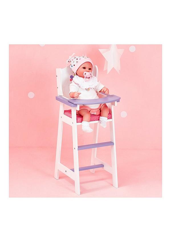 Image 3 of 6 of Teamson Kids Olivia's Little World - Little Princess Baby Doll High Chair