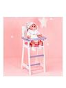 Image thumbnail 3 of 6 of Teamson Kids Olivia's Little World - Little Princess Baby Doll High Chair
