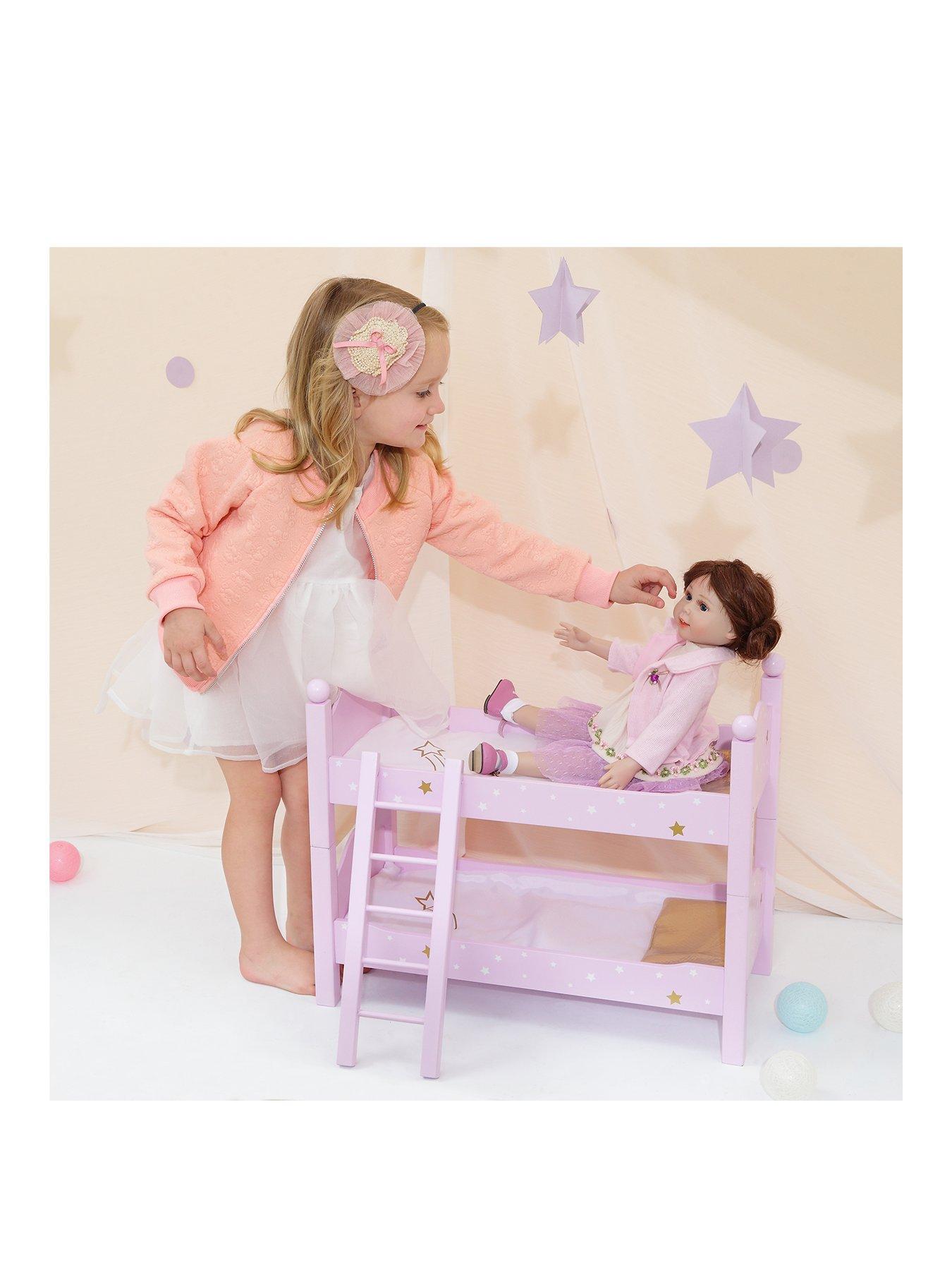 Teamson Kids Olivia's Little World - Doll Twinkle Stars Double Bunk Bed