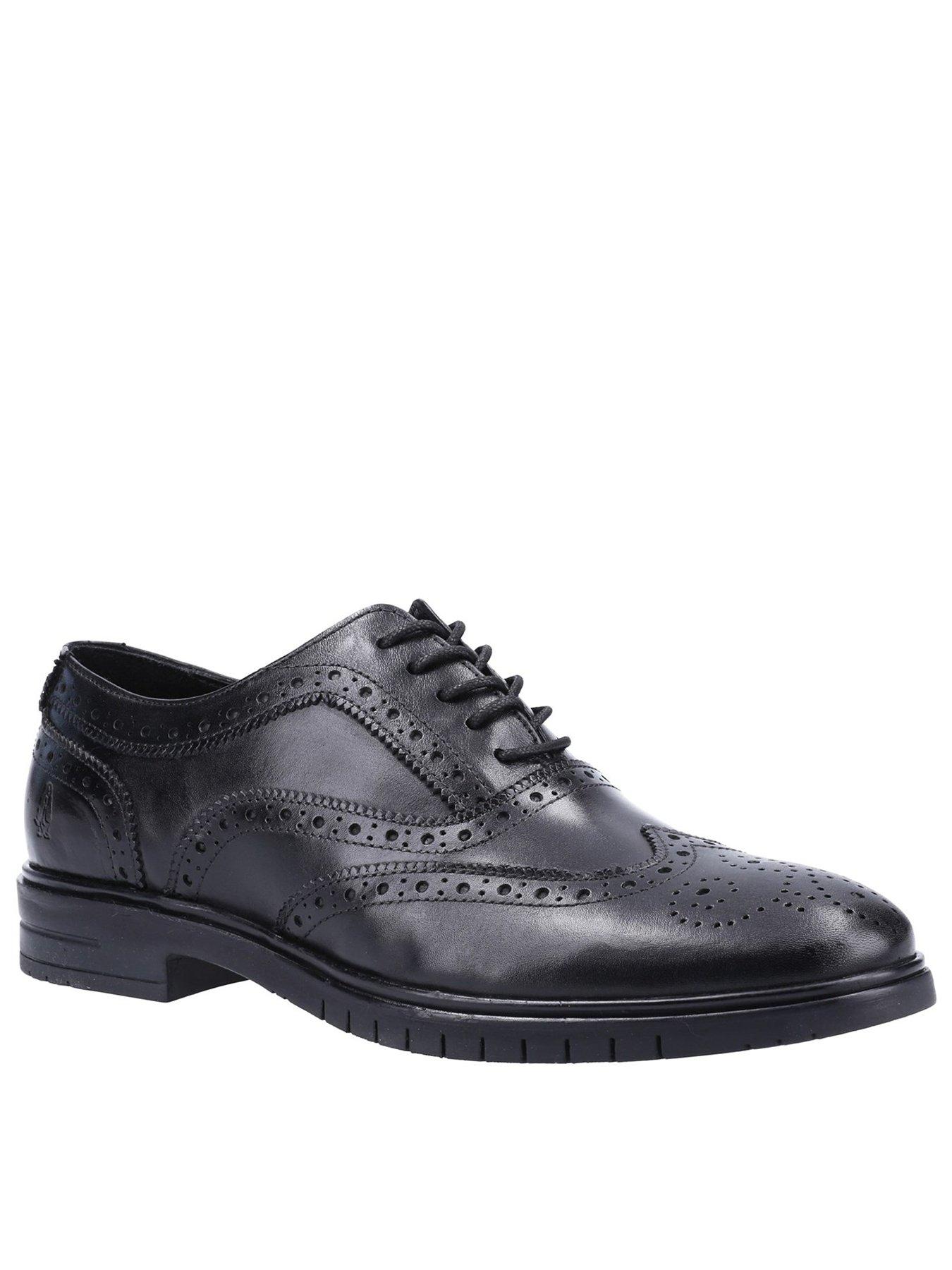 Hush Puppies Hush Puppie Santiago Brogue Shoe - Black
