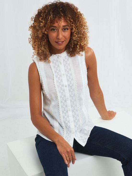 front image of joe-browns-the-annie-embroidered-blouse--white