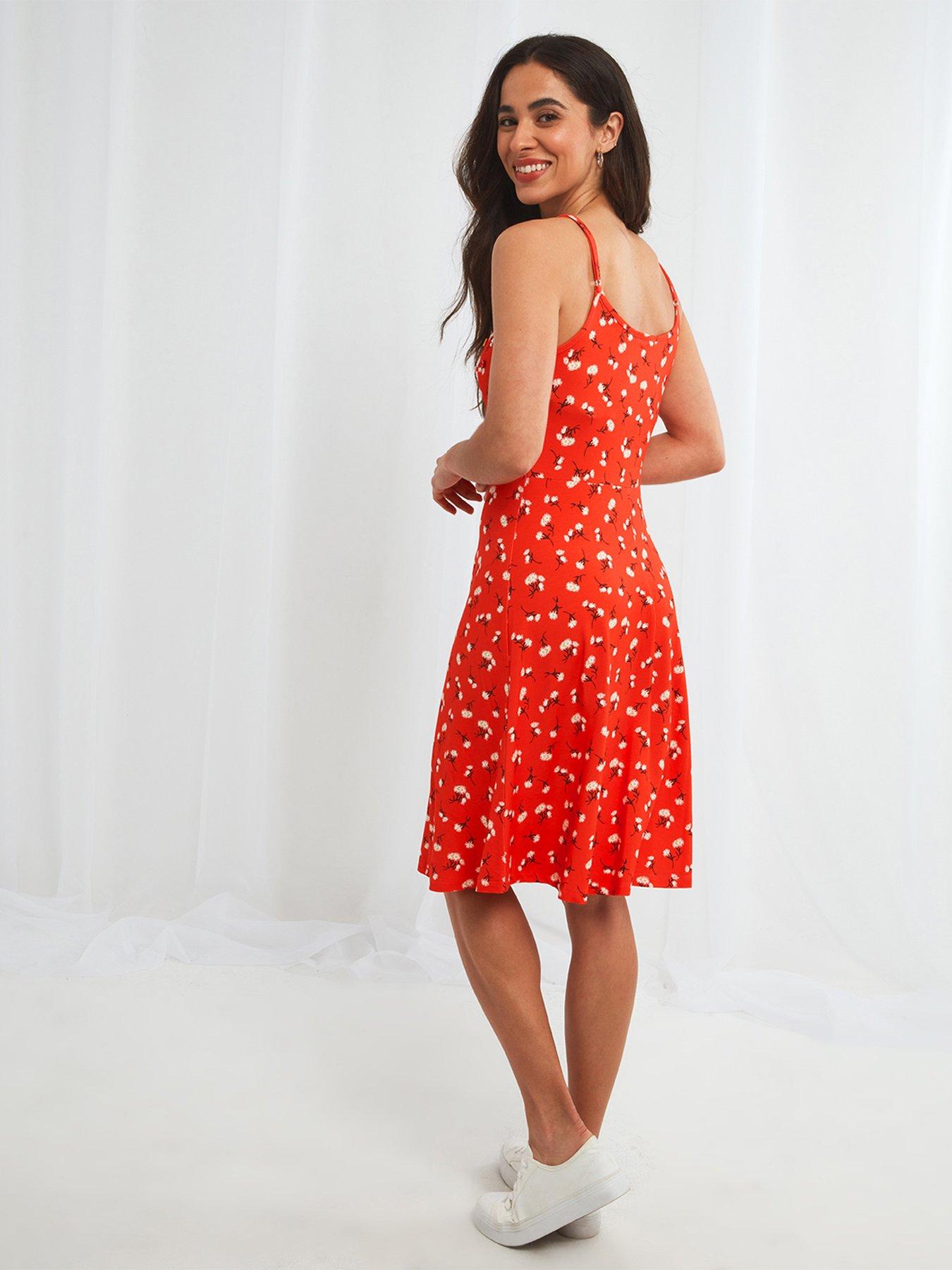 Dresses Pretty As A Picture Sundress -red
