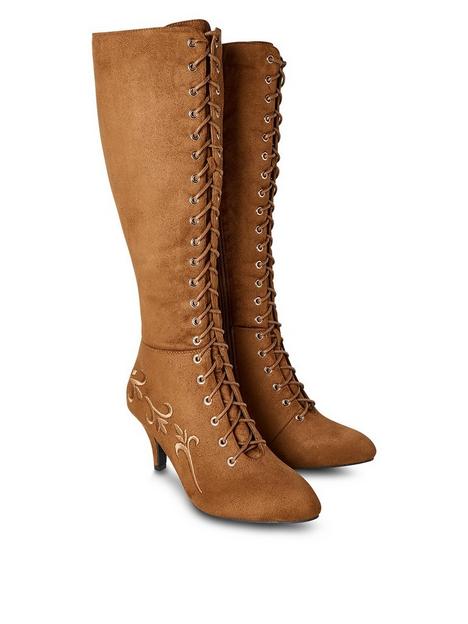 joe-browns-cala-llenya-lace-up-boots--tan