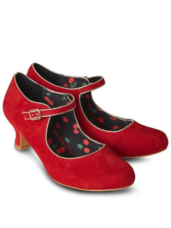 front image of joe-browns-scarlet-heights-shoes--red