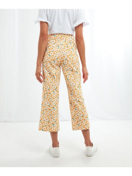 stillFront image of joe-browns-totally-retro-floral-jeans--yellow