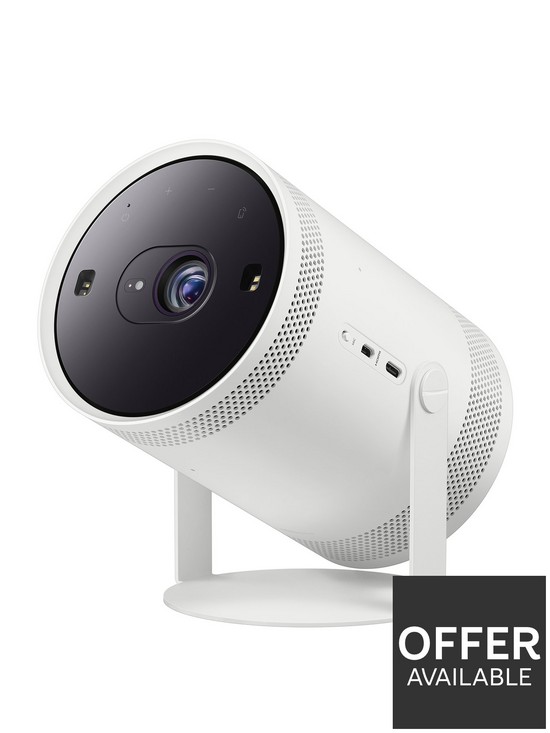 front image of samsung-the-freestyle-full-hd-hdr-smart-tv-led-projector-lsp3b