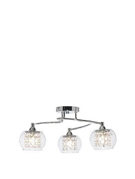Product photograph of Avena 3 Light Ceiling Light from very.co.uk