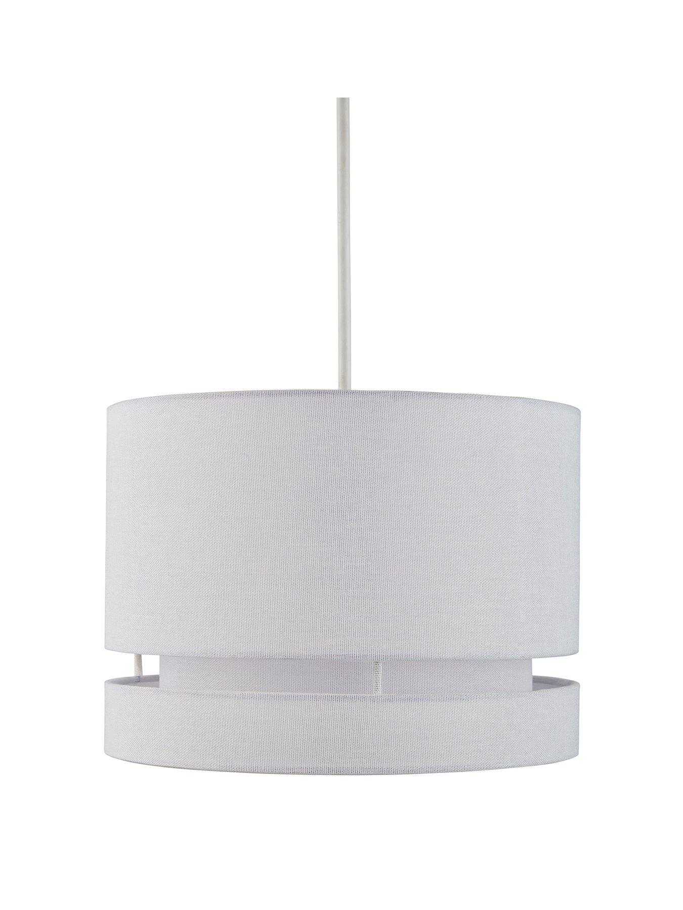 Product photograph of Everyday Britta Tiered Shade - White from very.co.uk
