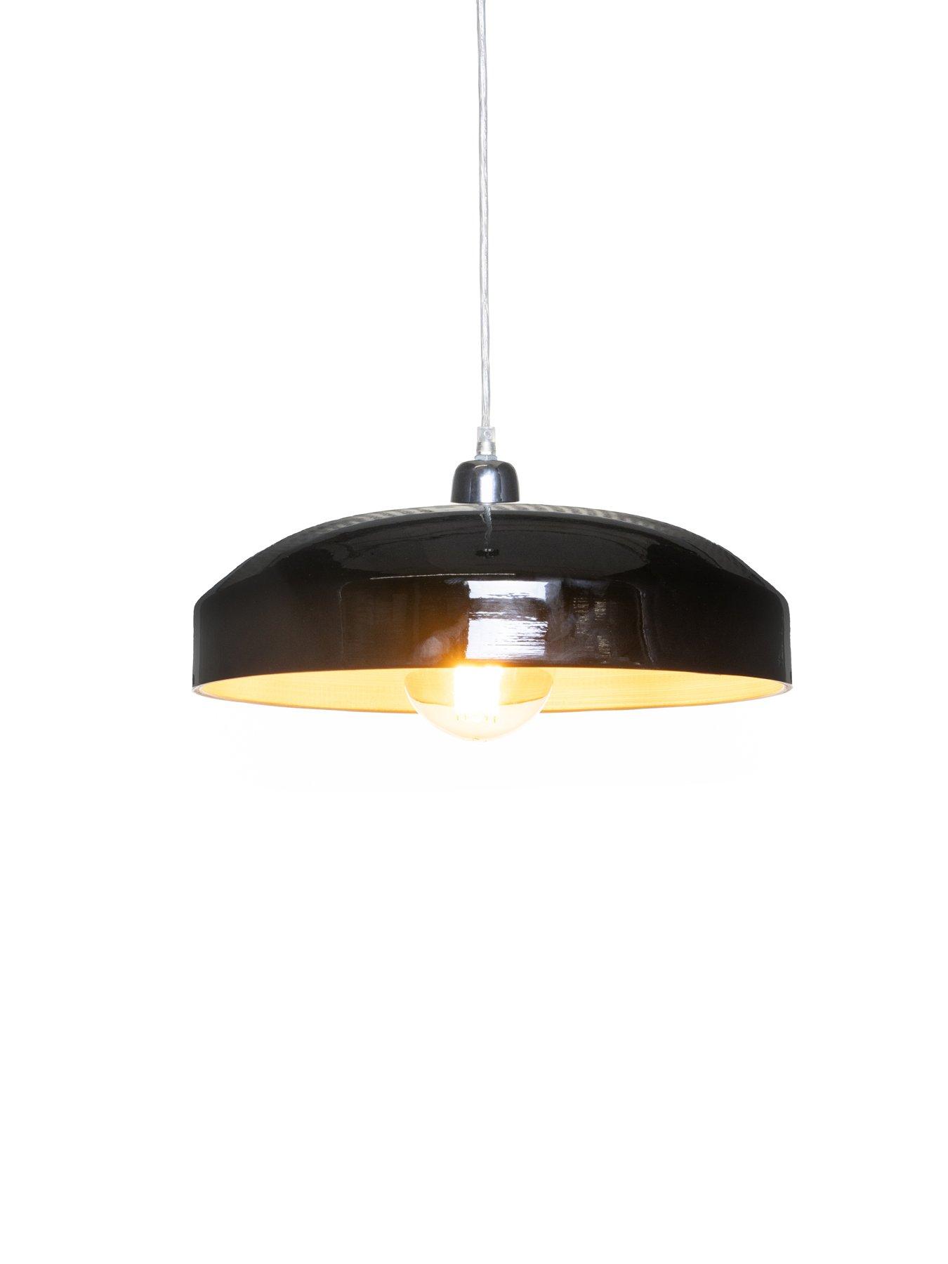 Very Home Bamboo Easyfit Shade - Black