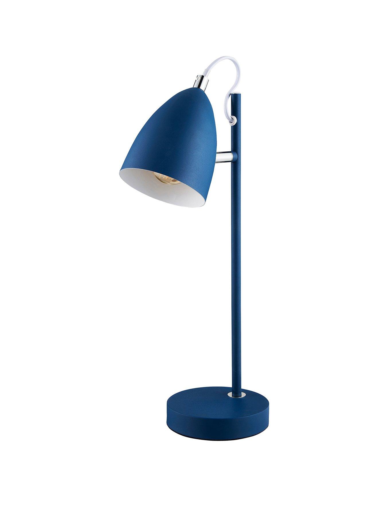 Product photograph of Taylor Task Lamp - Blue from very.co.uk