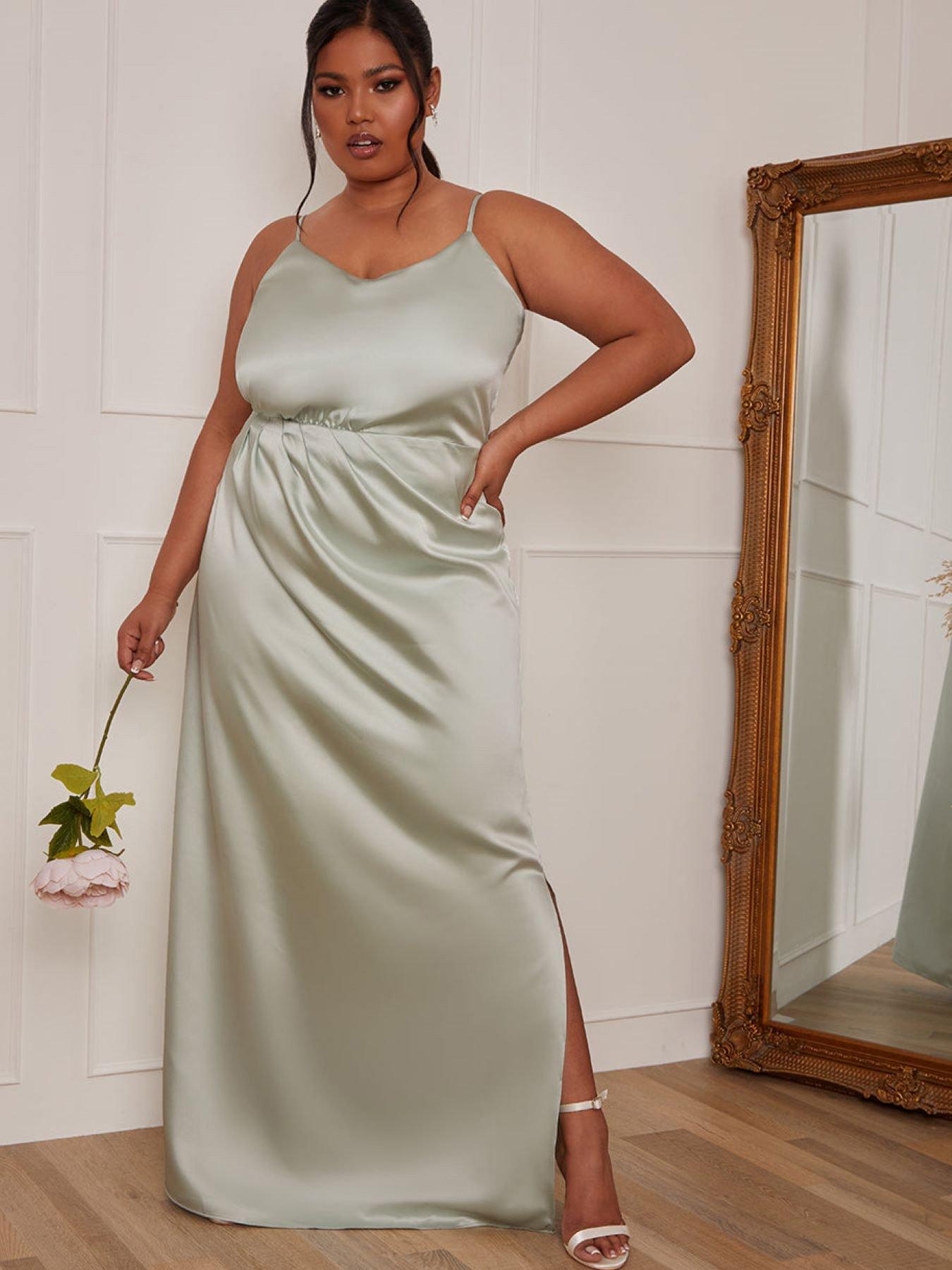 mint plus size dress