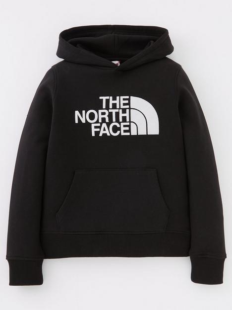 the-north-face-kidsnbspdrew-peak-pullover-hoodie-blackwhite