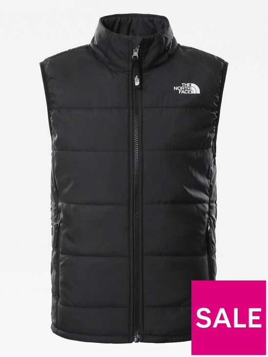 front image of the-north-face-reactor-insulated-vest-black