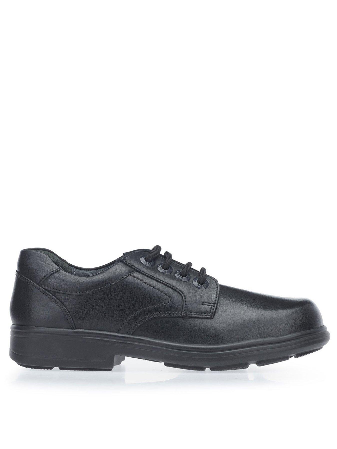 Start rite STARTRITE Isaac Boys Vegan Smart Black Lace Up School Shoes Very