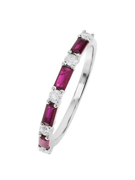 love-gold-9ct-white-gold-ruby-and-020ct-diamond-half-eternity-ring