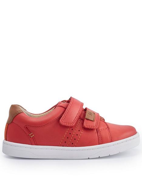 start-rite-explore-red-soft-leather-flexible-double-riptape-trainers