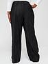  image of v-by-very-curve-wide-leg-plisse-trousers-black