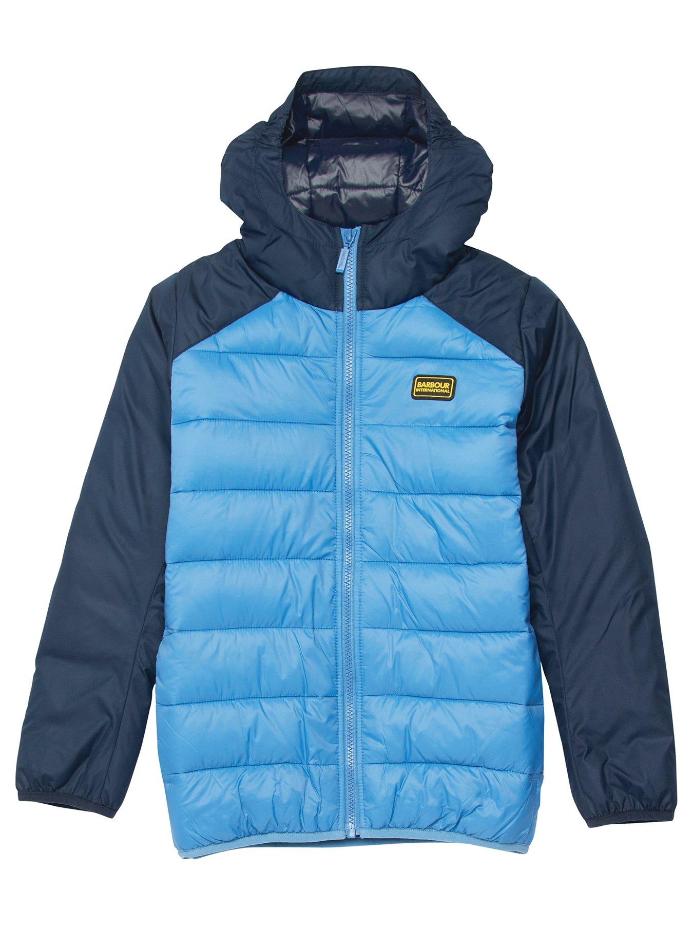Boys Clothes Boys Hooded Dulwich Quilt Jacket - Navy