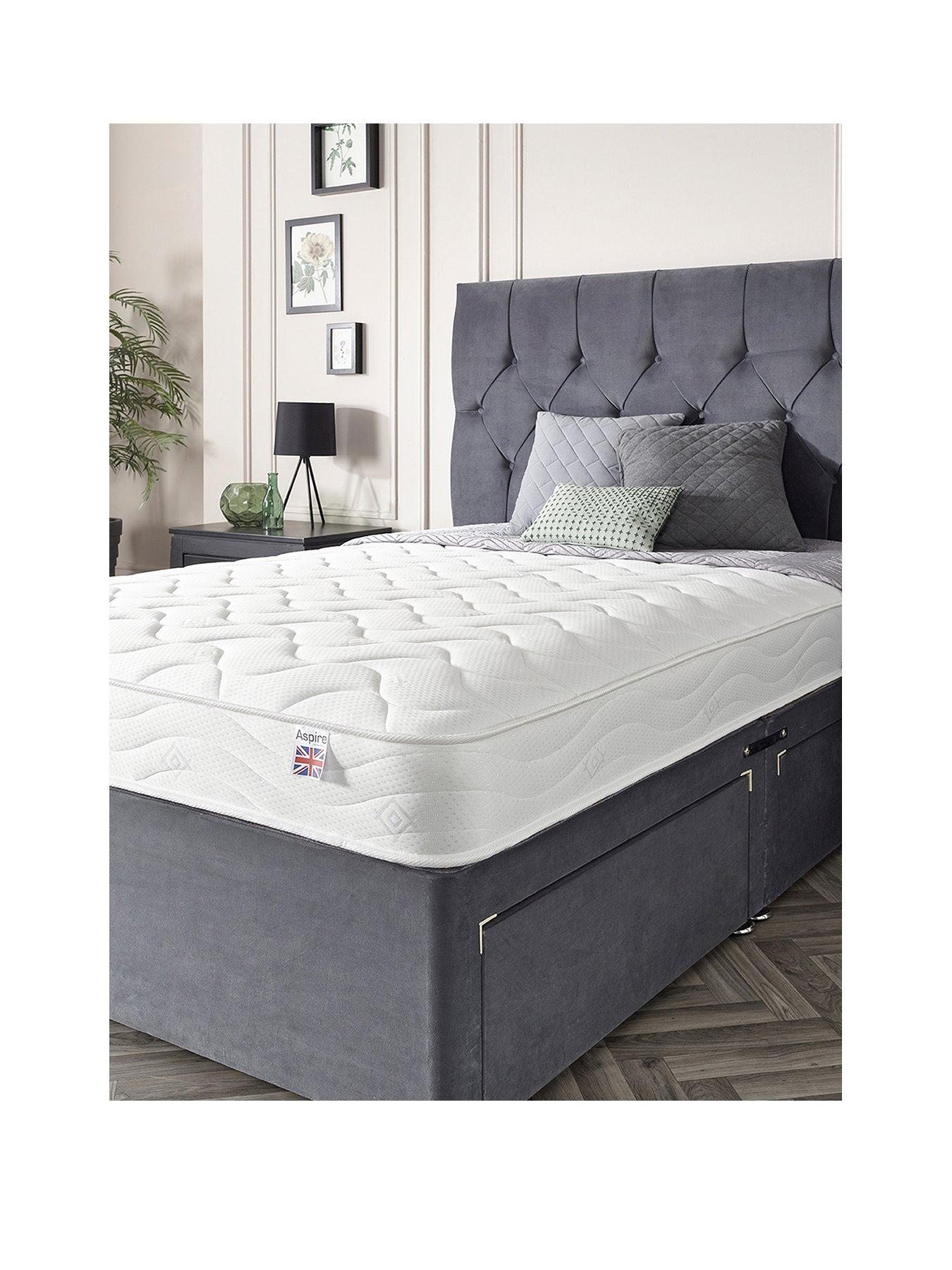 Silentnight memory foam rolled clearance small double mattress