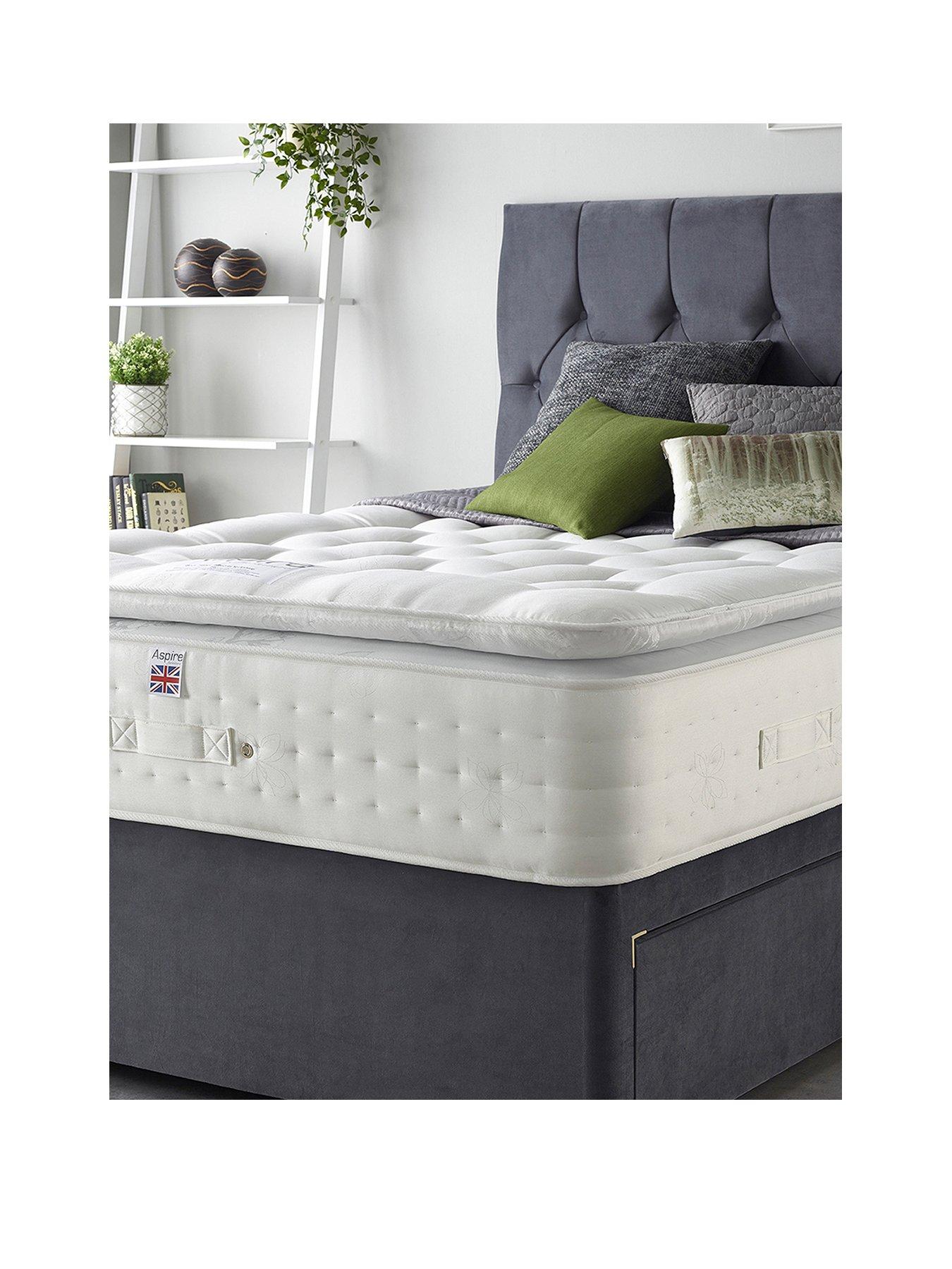 Image 1 of 5 of Aspire Cashmere 1000 Pocket Pillowtop Mattress - Double