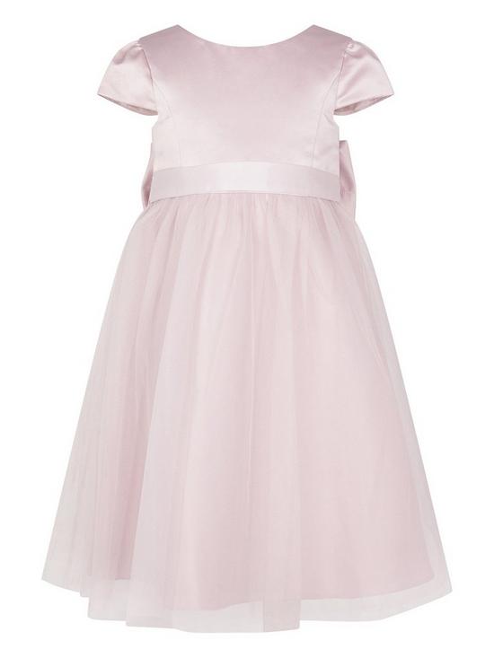 front image of monsoon-girls-tulle-bridesmaid-dress-pink