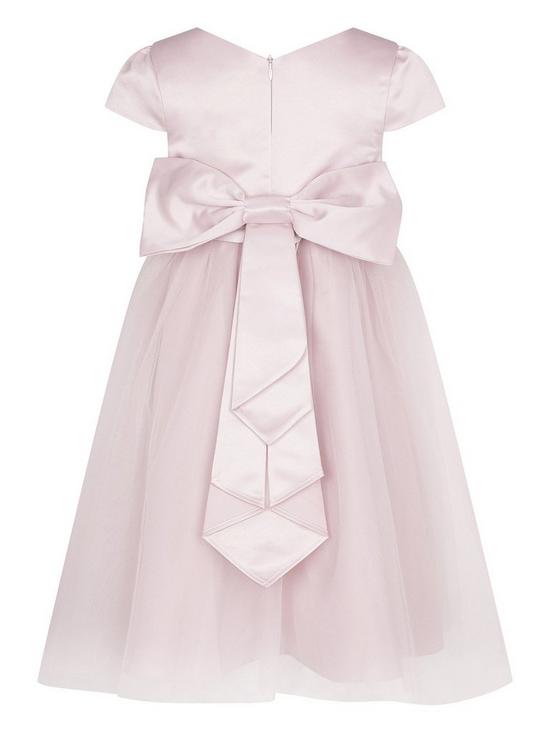 back image of monsoon-girls-tulle-bridesmaid-dress-pink