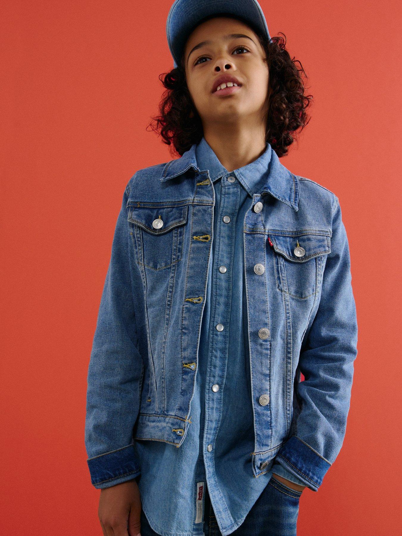 Levi s Boys Trucker Denim Jacket Blue Very