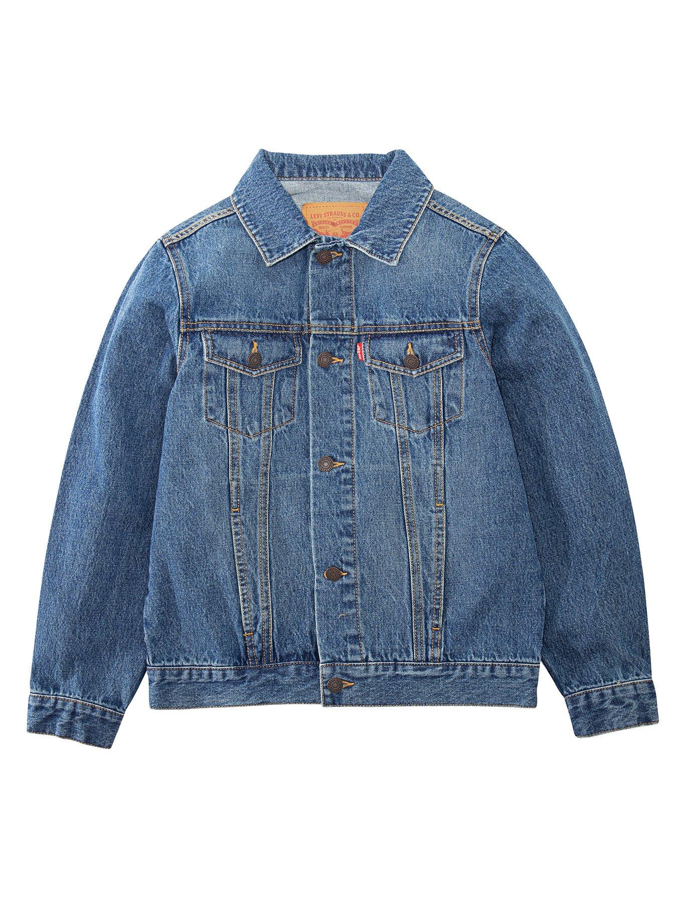 Levi's Boys Trucker Denim Jacket - Blue | very.co.uk