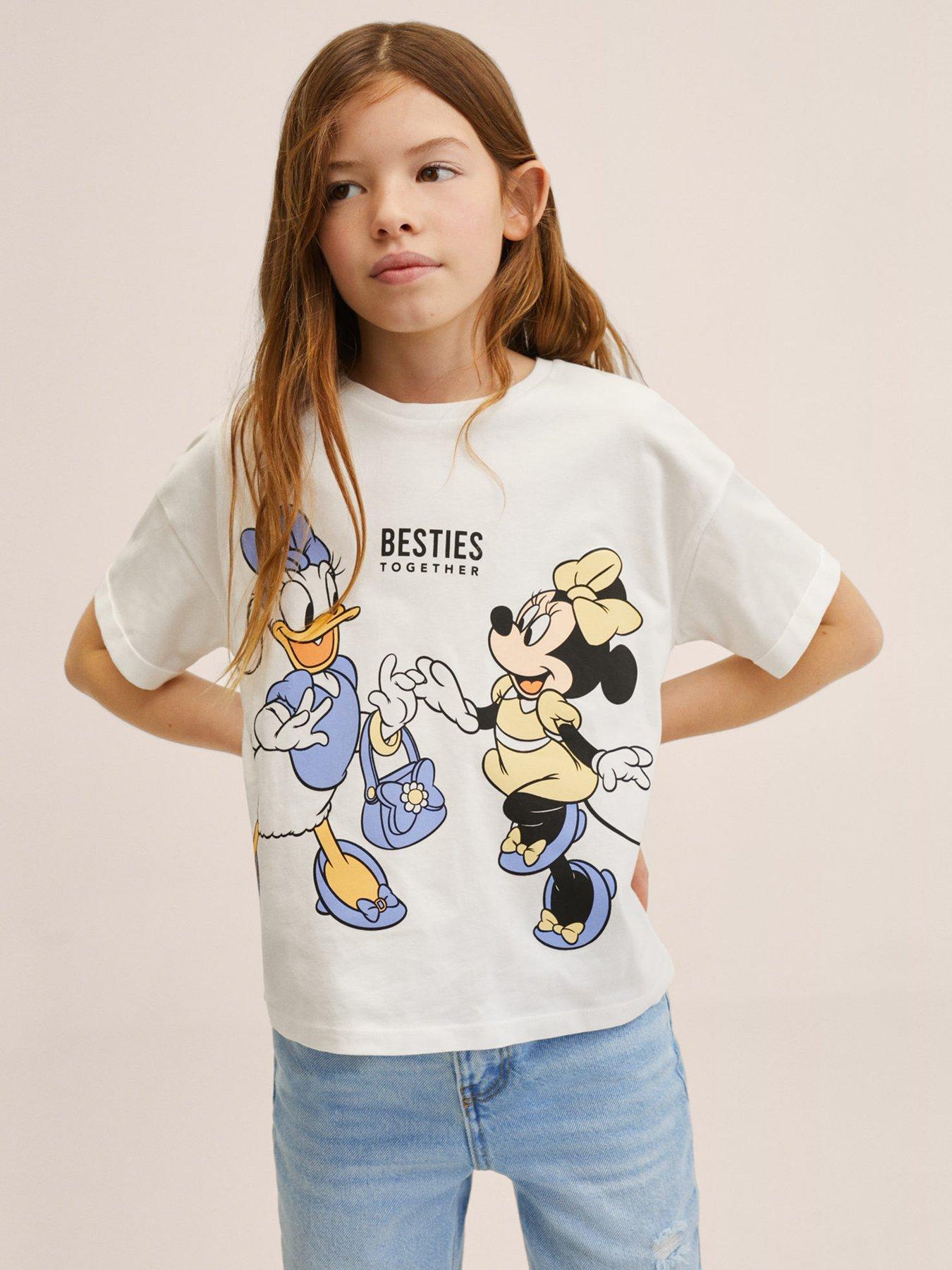 Mango Girls Minnie Mouse T Shirt | very.co.uk
