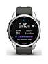  image of garmin-fenix-7s-multisport-gps-watch-silver-with-graphite-band
