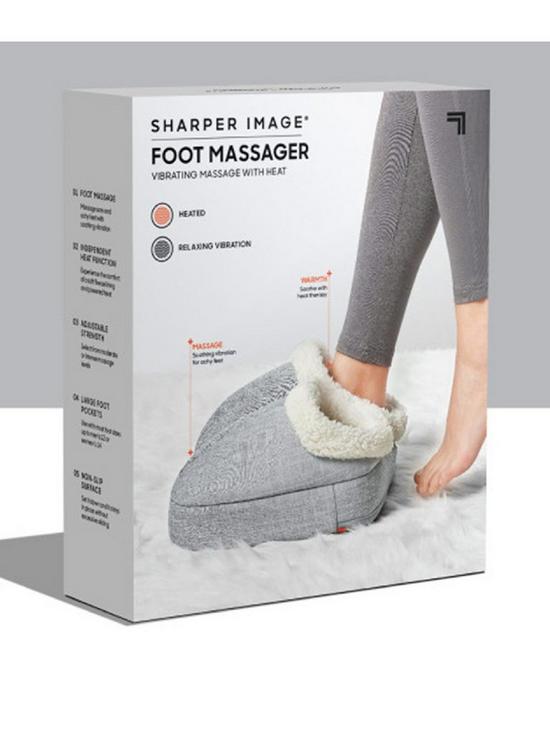 front image of sharper-image-heated-foot-massager