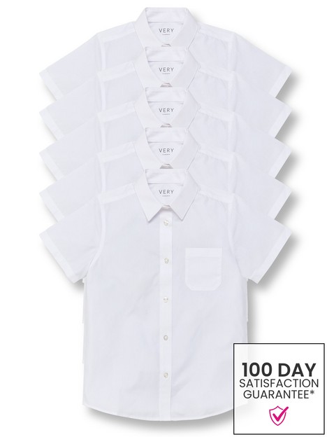 everyday-boys-recycled-polyester-short-sleeve-shirts-5-packnbsp--white