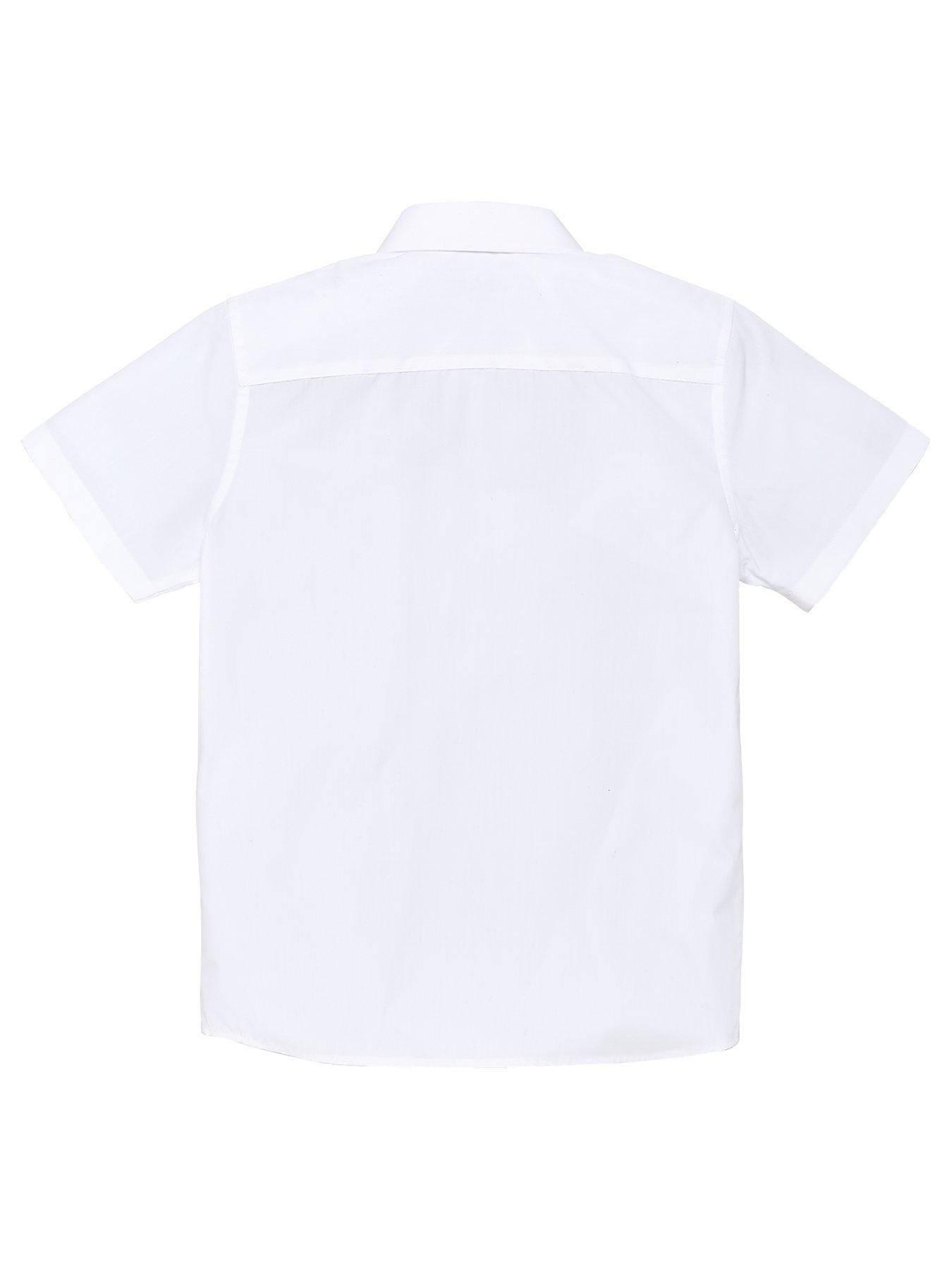 Everyday Girls 5 Pack Short Sleeve School Blouses - White | Very.co.uk