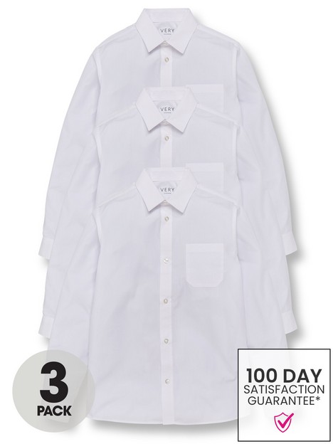 everyday-boys-pk3-recycled-polyester-long-sleeve-shirts-slim-fit-white