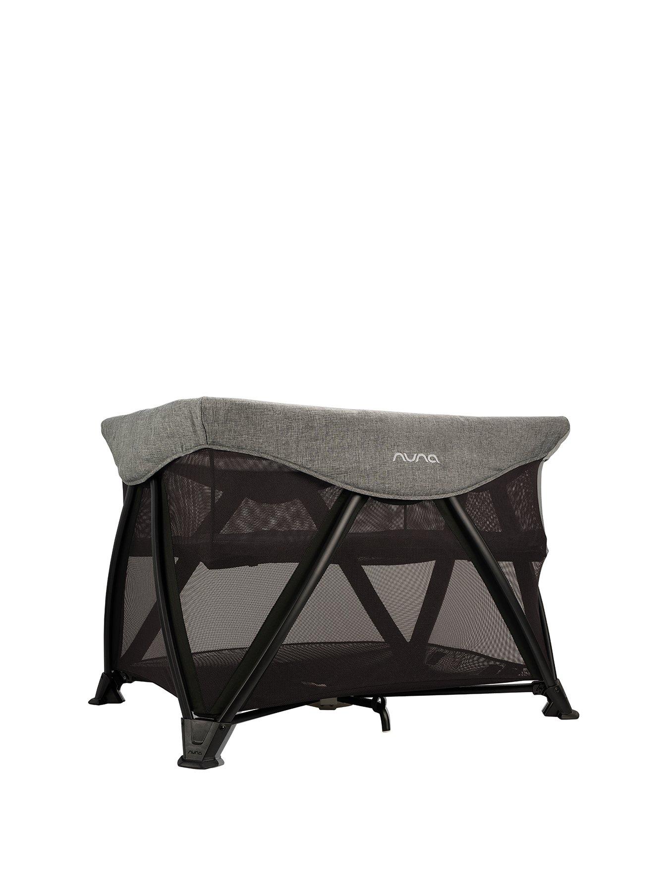  image of nuna-sena-aire-travel-cot-charcoal