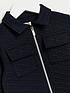  image of river-island-mini-mini-boys-quilted-shacket-navy