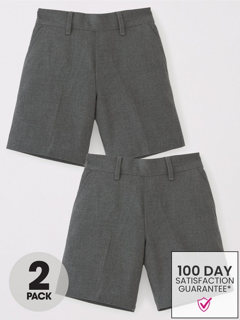 everyday-boys-pull-on-shorts-2-packnbsp--grey