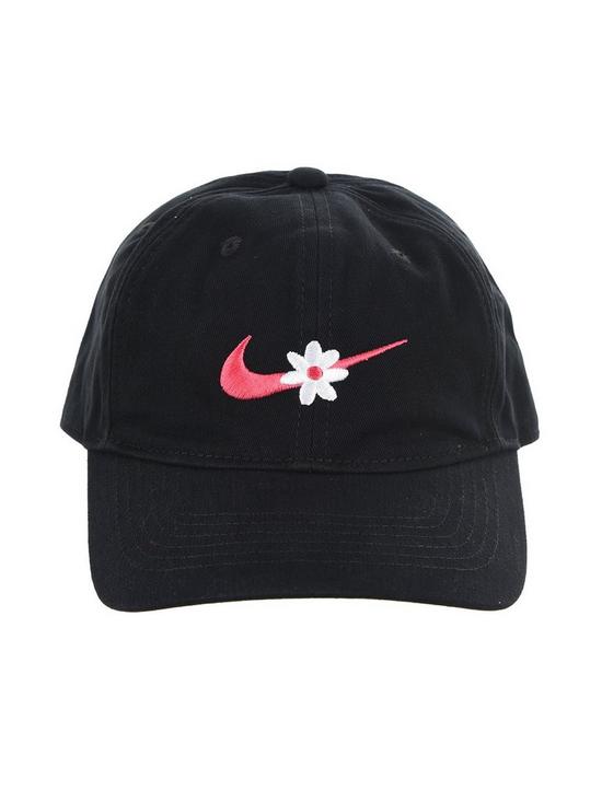 Nike Younger Girls Sport Daisy Curve Brim Cap - Black | very.co.uk