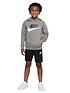  image of nike-younger-boys-club-hbr-po-hoodie-grey