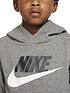  image of nike-younger-boys-club-hbr-po-hoodie-grey