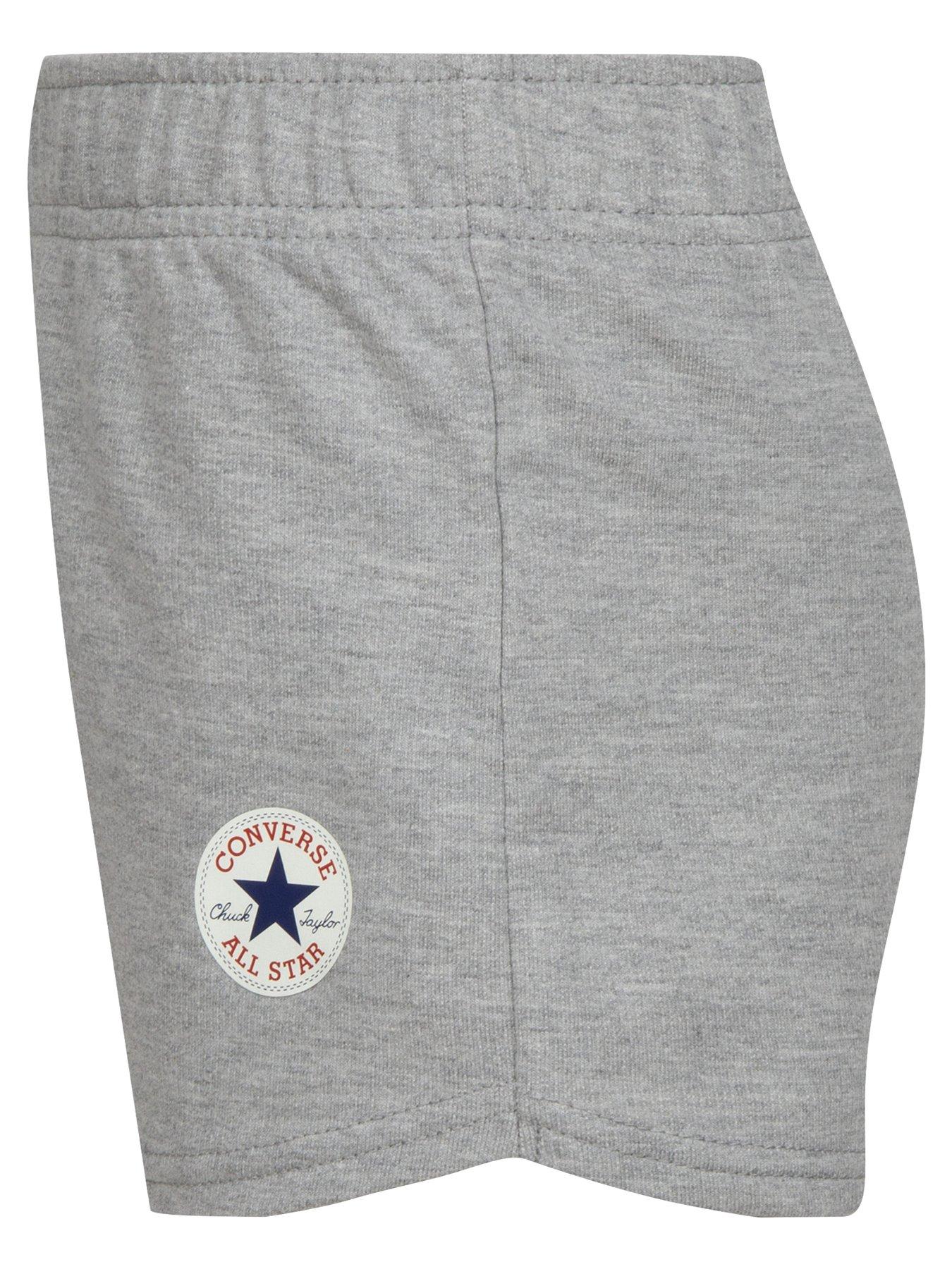 Converse Older Girls Chuck Patch Short Grey Very