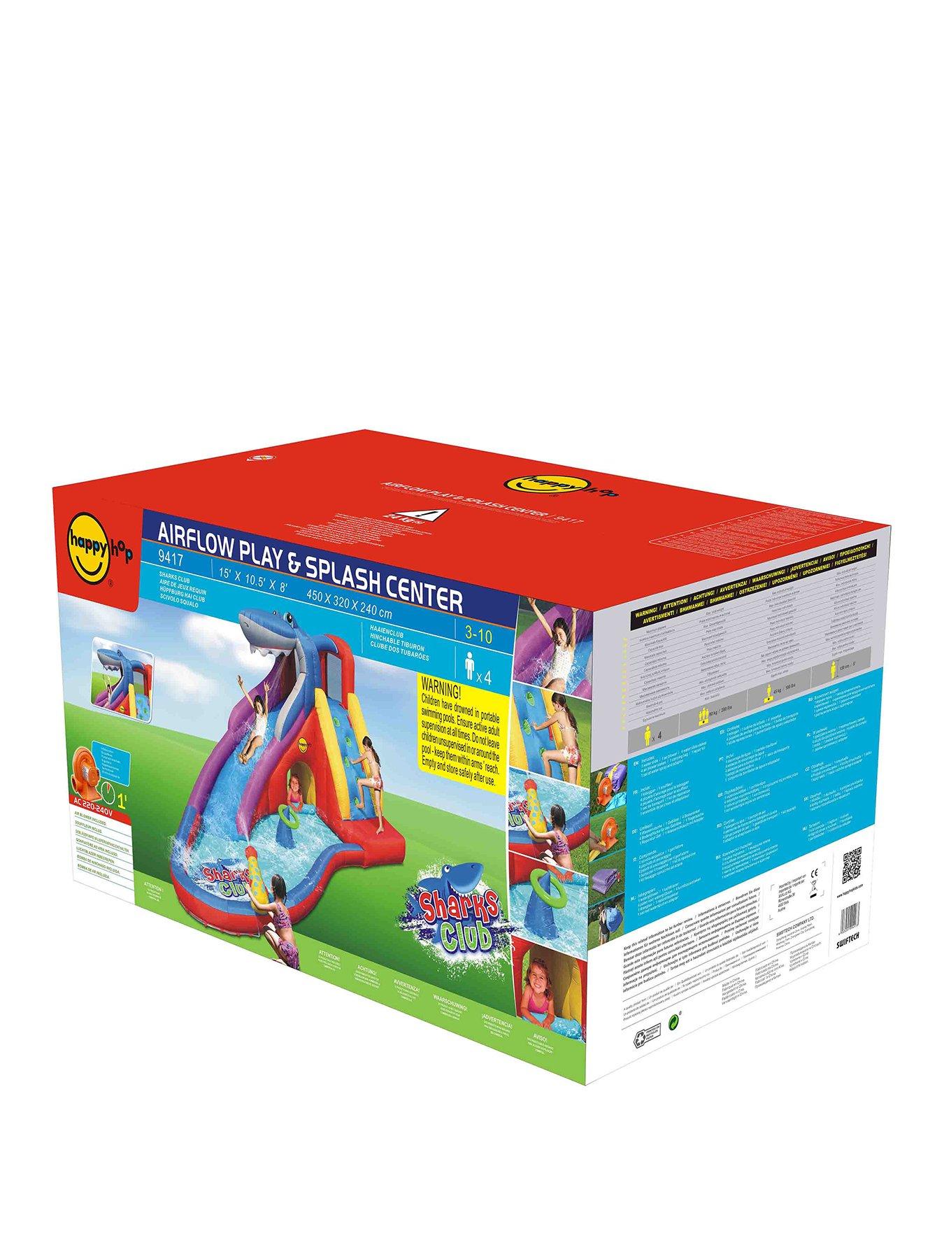 Inflatable Water Happy Hop Airflow Water Slide Happy Hop Sharks
