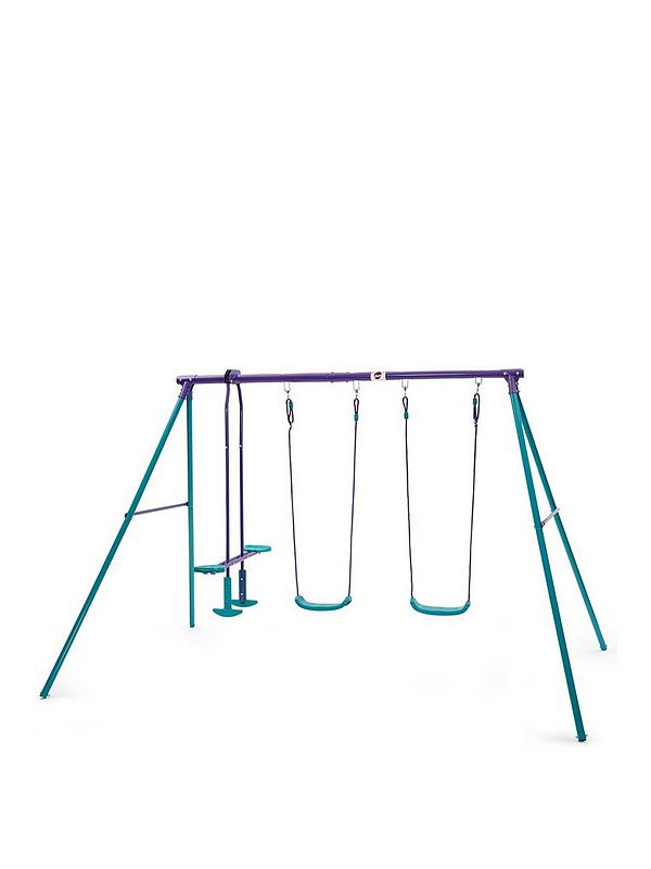 Image 1 of 6 of Plum Jupiter Double Swing and Glider