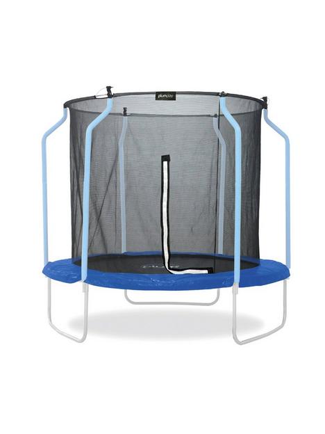 plum-8ft-wave-springsafe-trampoline-amp-enclosure-with-mist
