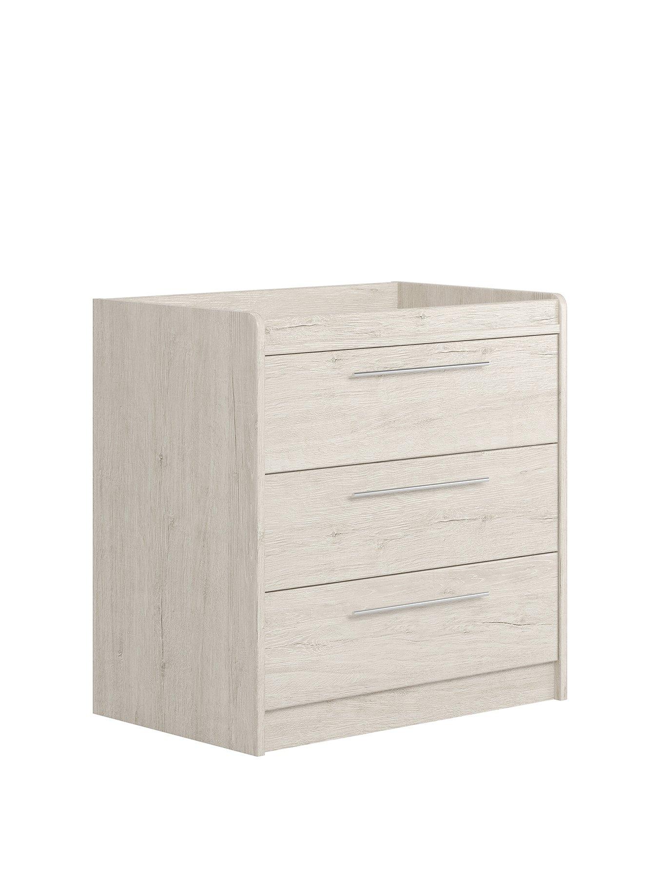 Little Acorns Portofino Dresser - Grey Oak